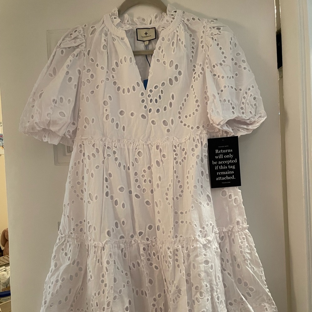 Tuckernuck White Eyelet Palmer Dress